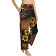 thumbnail image 2 of Junzan Embroidery Chicken Rooster Women'S Pajama Pants Drawstring Comfy Sleep Bottoms With Pockets, 2 of 9
