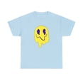 thumbnail image 2 of Purple eye smiley face graphic t shirt Unisex Heavy Cotton Tee, 2 of 8