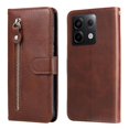 thumbnail image 4 of Estuche de Cuero PU con Cierre para Xiaomi Redmi Note 13 Pro 5G , Funda Protectora con Billetera y Correa, 4 of 6