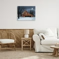 thumbnail image 3 of Stupell Industries Night Before Christmas Barn Landscape & Nature Painting Wrapped Canvas Art Print Wall Art, 30 x 24, 3 of 8