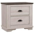 thumbnail image 5 of Transitional Style 4pc Queen Size White Panel Bed Set Dresser Mirror Nightstand Elegant Look Furniture, 5 of 7