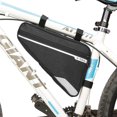 thumbnail image 1 of ZHAOCHENG Bolsa impermeable para cuadro de bicicleta, bolsa triangular, bolsa para sillín con cuadro de tubo de bicicleta, almacenamiento reflectante impermeable para llaves, herramientas, reparación, 1 of 5