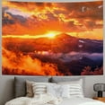 thumbnail image 2 of PRATYUS Twilight Forest Tapestry Sunset Mountain Tapestry Misty Forest Tapestry for Bedroom Aesthetics Sunrise Nature Landscape Tapestries for Living Room Dorm Wall Hanging Decor Painting, 2 of 6