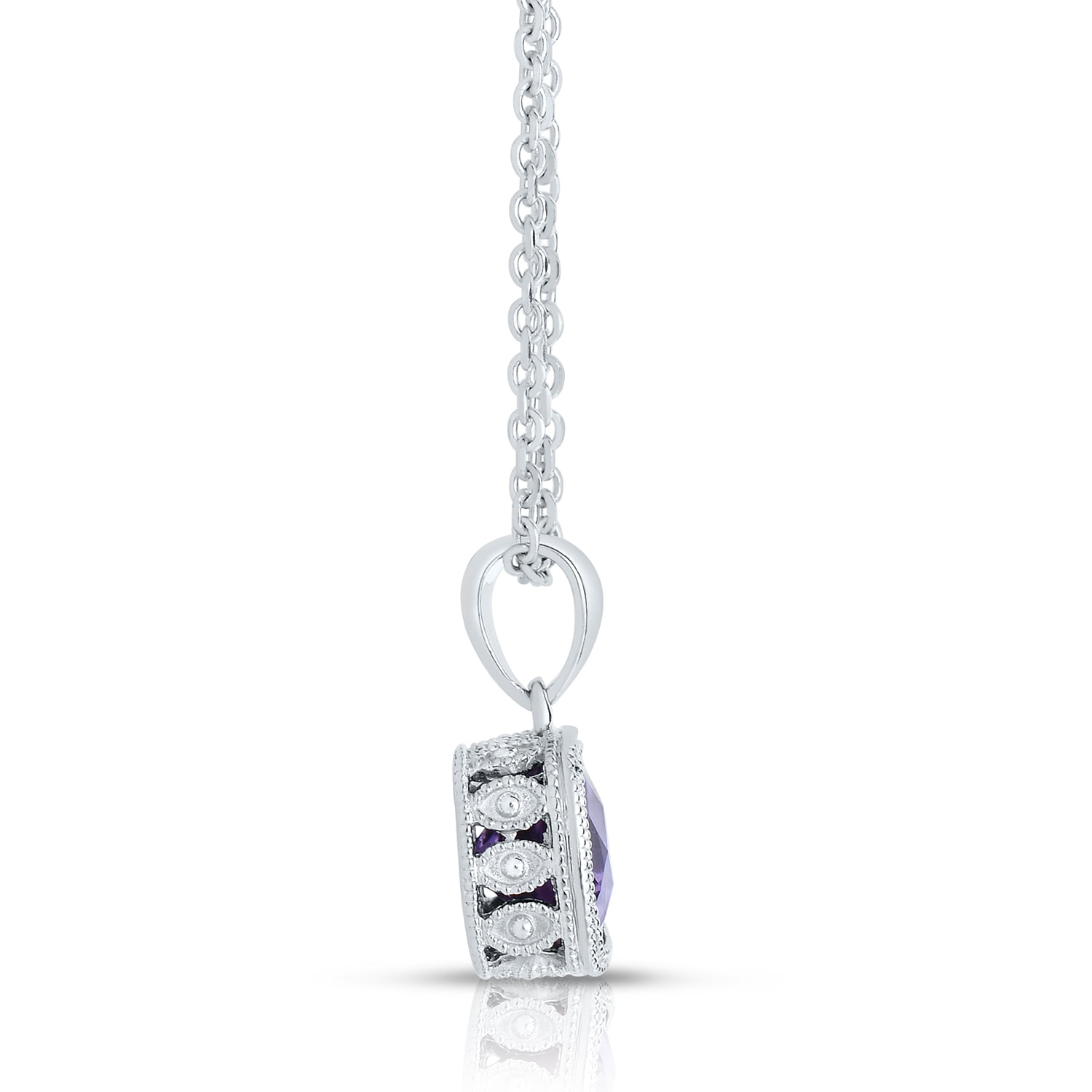 STERLING SILVER CITRINE PENDANT