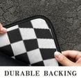 thumbnail image 6 of Black and White Checkered Pattern Door Rugs,Washable Non Slip Door Mats Indoor,Decorative Door Mats,Entry Mat Indoor for Entrance,Bedroom,Kitchen,Bathroom,30"x17", 6 of 6