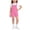G314-Pink, variant on hengsof Girls Cotton Overalls Kids Cute Adjustable Straps Wide Leg Jumpsuit with Pockets 2-15 Years