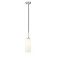 thumbnail image 5 of 732P17-BN-Z-Lite-Monty - 1 Light Pendant In Mid-Century Modern Style-17 Inches Tall and 5.25 Inches Wide-Brushed Nickel/Opal Finish    -Traditional, 5 of 5