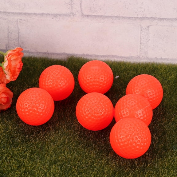 Niceauty Soft Golf Balls Exercise Field Ball Orange 12pcs