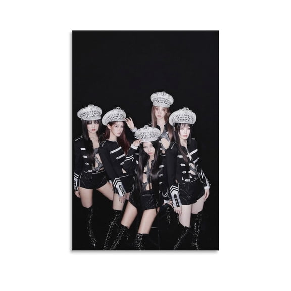 (G)I-DLE Group K-pop Famous Poster Painting On Canvas Wall Art Poster Scroll Picture Print Living Room Walls Decor Home Posters 24x36inch(60x90cm)