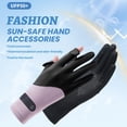 thumbnail image 5 of Thin Ice Silk Sun Gloves for Women Men UV Protection Driving Cycling Gloves with Touchscreen Fingers Non-Slip Breathable Summer Outdoor Gloves, 5 of 8