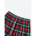 thumbnail image 6 of Christmas Family Matching Pajamas Set Plaid Long Sleeve Tops and Pants 2PCS Sleepwear Set, 6 of 10
