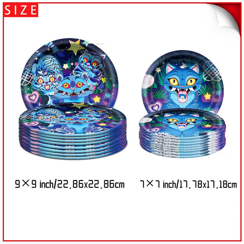 Kpop Idol Derpy Party Tableware Set Plates Cup Kit Birthday