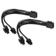 thumbnail image 1 of 2x Cable de extensión del cable del adaptador del divisor de de alimentación de la CPU a 8 + 4 piezas PSU shamjiam Cable de extensión de alimentación de CPU, 1 of 5