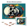 thumbnail image 6 of Disketp Modern Hip-Hop Skull Custom Puzzle Personalized Puzzles 1000 Pieces, Customized Picture Puzzle for Adult and Teens((29.5×19.7in, Vertical), 6 of 9