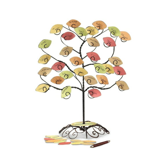 FB Jewels My Thankful Tree w/Blank Leaves Tabletop Decor