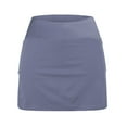 thumbnail image 3 of vigerkar Womens Skorts with Pockets Tummy Control Plus Size Skorts Dressy Casual High Waist Athletic Shorts Trendy Skirts 2025 Light Purple, 5XL, 3 of 4