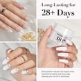 thumbnail image 3 of Kit de uñas en polvo AZUREBEAUTY, transparente y blanco, 28 g/1 oz, 15 unidades, 3 of 9