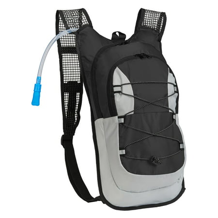 Equipped Outdoors Hydration Pack - 2 Liter Water Bladder with Extra Large Storage Compartment (Best 2 Liter Hydration Bladder)