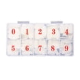 thumbnail image 1 of Ensemble de 500 Pcs de Patchs d'Ongles Ultra Fins Semi-Collants Non Poncés, 1 of 6