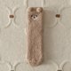 thumbnail image 1 of Calcetines de terciopelo coral de otoño e invierno para mujer, calcetines para dormir sin pelusa, calcetines de piso de oso de dibujos animados bordados de terciopelo medio cálido y grueso, 1 of 6