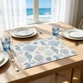 thumbnail image 6 of Coastal Placemats,Washable Table Mats for Kitchen Dining Seasonal Party Decor, 6 of 6