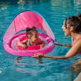 thumbnail image 2 of Flotador para bebé SwimWays con dosel solar, Spring Float, sirena, 2 of 6