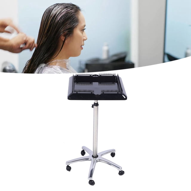 Carro Para Extensiones De Cabello, Carrito Con Bandeja Rodante Multifuncional Para Peluquero De Acero Inoxidable, Gran Capacidad, Resistente Para El Hogar