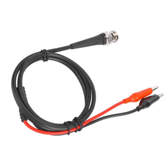 Cable BNC del generador de señal, cable coaxial con clip BNC Cable con clip BNC Accesorios para generador de señal Rendimiento sólido