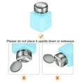 thumbnail image 4 of 5pcs Solvent Alcohol Dispenser 120ml(4oz) Nail Polish Remover Push Down Liquid Dispenser Pump Bottle with Stainless Steel Press Head for Acetone Cleanser Polish Remover, Pink, 4 of 6