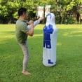 thumbnail image 1 of Portable Inflatable Football Dummy, Soccer Dummy, Practical For Soccer Accessories Soccer Training Red,Blue, 1 of 8