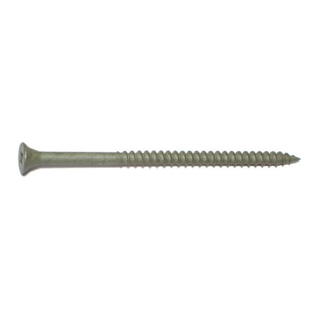 

#10 x 3-1/2 Green XL1500 Coated Steel Square Drive Bugle Head Deckselect Deck Screws DKSBS-132