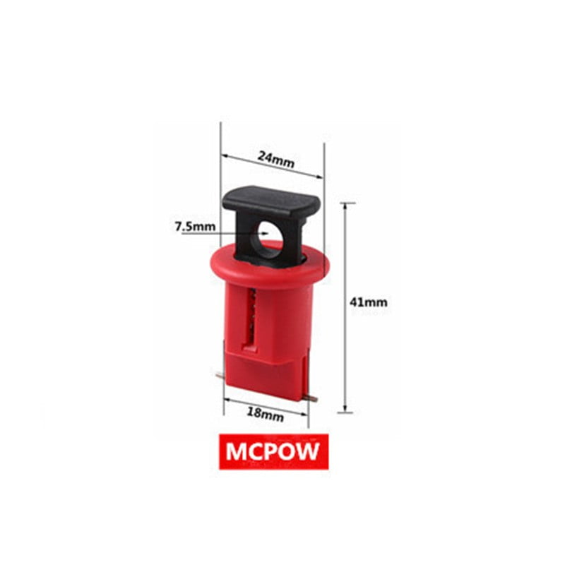 BTOER Mcb Circuit Breaker Lockout Lock Off Isolation Device For Circuit