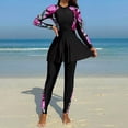 thumbnail image 2 of MuXiKeJi Clothes Swimwear for Women Arabic Modest Swimsuits Long Sleeves Sun Porotection Full Cover Bathing Suits, 2 of 4