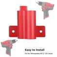 thumbnail image 3 of M12 Tool Holder, Tool Holder Wall Mount Compatible with Milwaukee M12 12V Tools, 6PCS Drill Tool Hanger, Plastic Drill Tool Mount for Power Tool Storage, 3 of 6