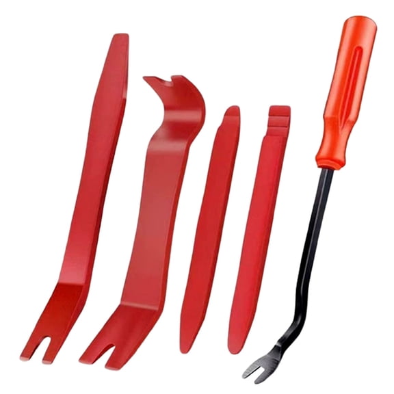 WUYVCG Under $5 5 Piece Car Accessory Disassembly Tool Set Clamp Plate Fastener Pry Tool Door Car Disassembly Tool 5 Piece Set Interior Panel Panel Audio Navigation 6 Inch Screwdriver