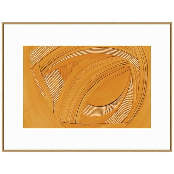 Amanti Art Weaving II Framed Canvas Wall Art Print