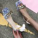 thumbnail image 2 of Amzcrzy Zapatos de mujer,Zapatos de mujer,Zapatillas de mujer, Sandalias planas de mujer, sandalias de playa para mujer, zapatillas casuales antideslizantes de verano Sandalias Mujer Zapatillas De Ca, 2 of 4