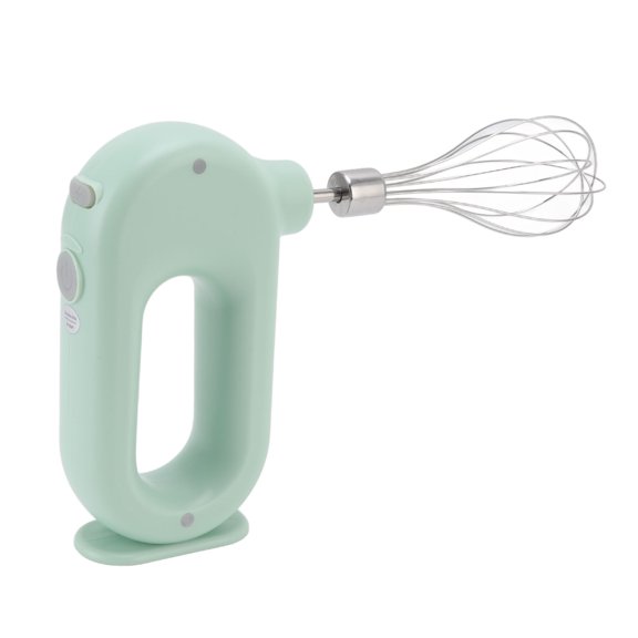 Electric Hand Mixer, Handheld Milk Frother 3 Speeds Anti Slip Handle Design 20W  For Home For Cooking For Kitchen Green