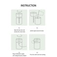thumbnail image 4 of Mini humidificador, fuente de alimentación USB, adecuado para sala de estudio, dormitorio, habitación de bebé, oficina, coche, con LED de 7 colores, humidificador de aire, se puede utilizar para hidra, 4 of 5