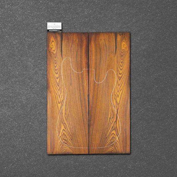 Mexican Cocobolo Electric Guitar Drop Top Stratocaster (ES) Set – MCES000044-1.1