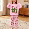 thumbnail image 3 of 67 Meme Christmas Pajama Set of 2 Long Sleeve Casual Pyjama Homewear Son and Daughter, 3 of 8