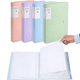 thumbnail image 1 of Yhmxh Carpeta de 30 bolsillos con fundas de plástico, carpeta portafolio tamaño A4 con protectores de hojas transparentes, para exhibir 60 páginas de documentos, carpeta de presentación para obras, 1 of 6
