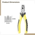 thumbnail image 4 of 1200 PCS Wire Cage Clips with Pliers Set, Heavy-Duty Fence Ring Pliers Tool Kit for Animal Cage Assembly, Universal C-Clip Installation Tool for Chicken Coop, Rabbit Hutch, Bird Cage, Poultry Fencing, 4 of 4