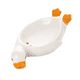 thumbnail image 3 of Jabonera, bonita jabonera con forma de pato y desagüe, jabonera con drenaje automático, bandeja para jabón para ducha o baño, color blanco, 3 of 6