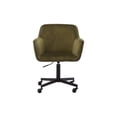 thumbnail image 3 of Inmod Mid-Century Modern Wyatt Velvet Office Chair, Olive, 3 of 5