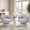 Light Gray, variant on Ebello 29" Swivel Chair, 360° Modern Barrel Rotating Sherpa Teddy Fabric Accent Chair with Curved Back, Plush Cushion & Armrests for Living Room, Bedroom, Light Gray