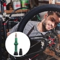 thumbnail image 3 of EeaseCA 1PC Bike Vacuum Presta Mountain Cycling Inflating Tubeless Air for Bike Use (Green 40MM), 3 of 7