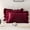 Burgundy, variant on Gray Body Pillow Cover Velvet Body Pillow Cover 20x54 Ruffle Fringe Long Pillow Case Cover for Bedroom Decor Luxurious and Retro Style Dark Gray Long Pillow Case