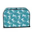 thumbnail image 6 of Toaster Covers 2 Slice, Blue Hammerhead Shark Waterproof Bread Machine Cover Fits for Standard 2 Slice Toasters, Home Decor Toaster Protection with Hanging Rope, 6 of 7