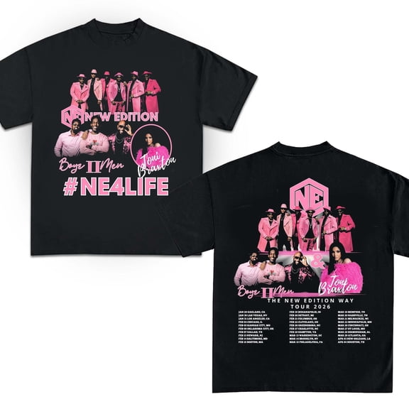 The New Edition Way Tour 2026 Unisex T Shirt, Gift For Fan